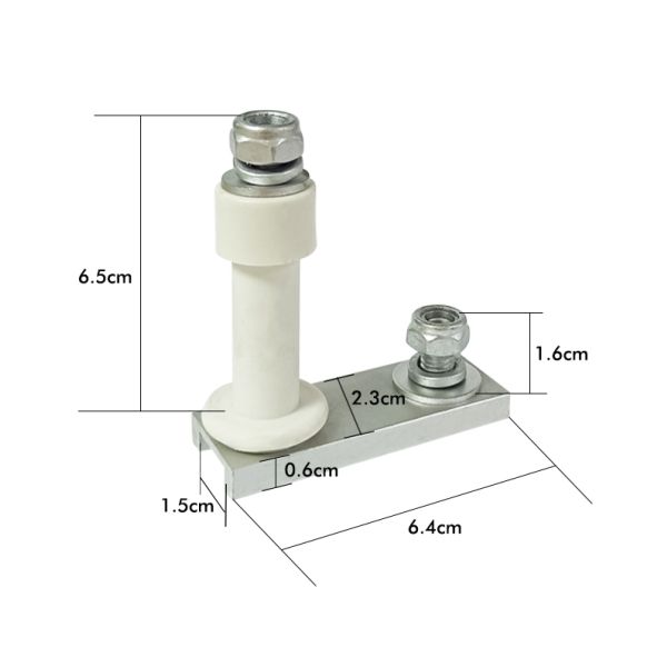 White Nylon Aluminum Awning Components
