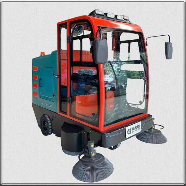 Pure Electric Industrial Road Sweeper Electric Street Sweeper Floor Ride On Sweeping Machine