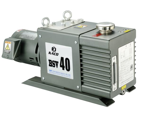 BSV40 12L/S Oil Sealed Dual Stage Rotary Vane Vacuum Pump Lubricated In Green Color