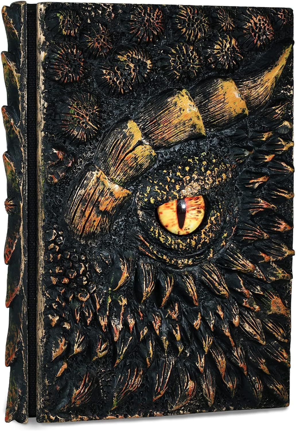 3D Embossed Dragon Eye Hardcover Journal Notebooks With Vintage Kraft Paper
