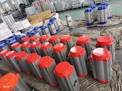 90 Degree Rotary Single Action Pneumatic Actuator High Precision For Valves