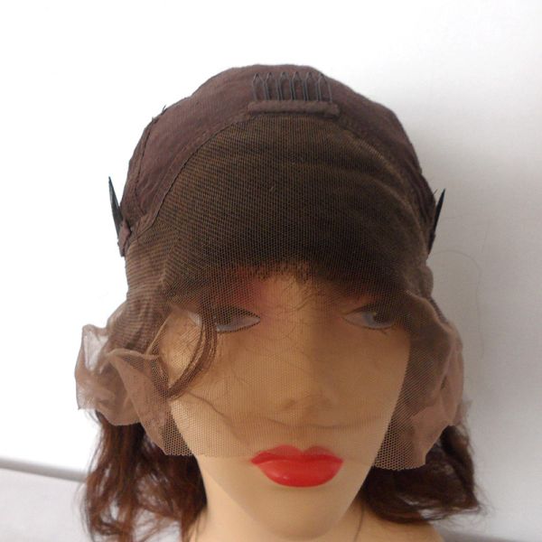 Top Quality Body Wave Brazilian Human Hair Bleached Knots Lace Front Wigs