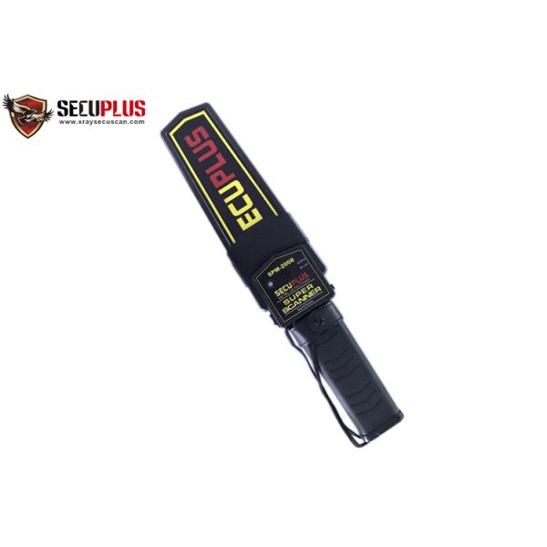 Super Scanner Hand Held Metal Detector Security Device / Handheld Wand Scanner For Guards