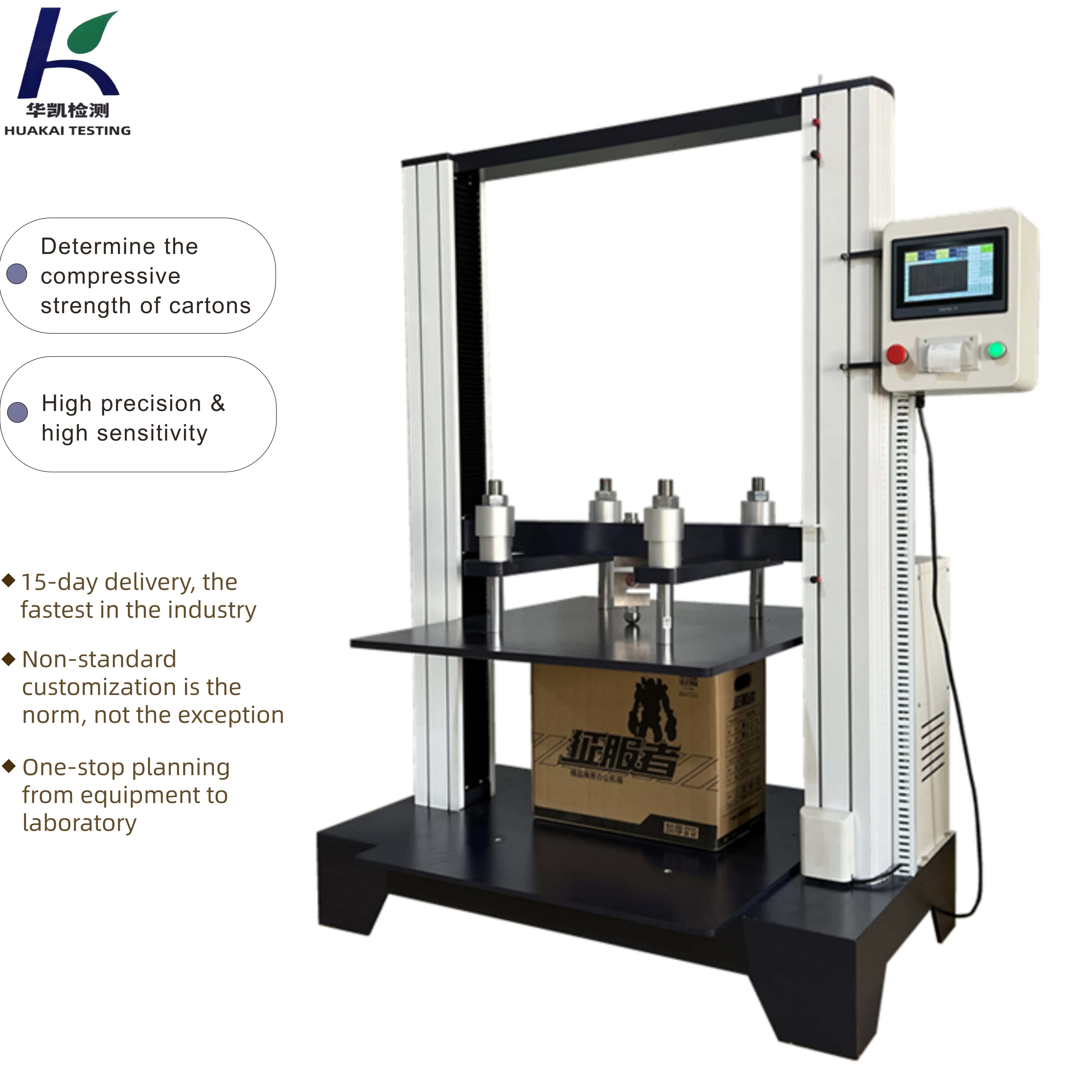 Compressive Strength Tester Packaging Compression Testing Machine Corrugated Carton Compressive Strength Testing Equipment