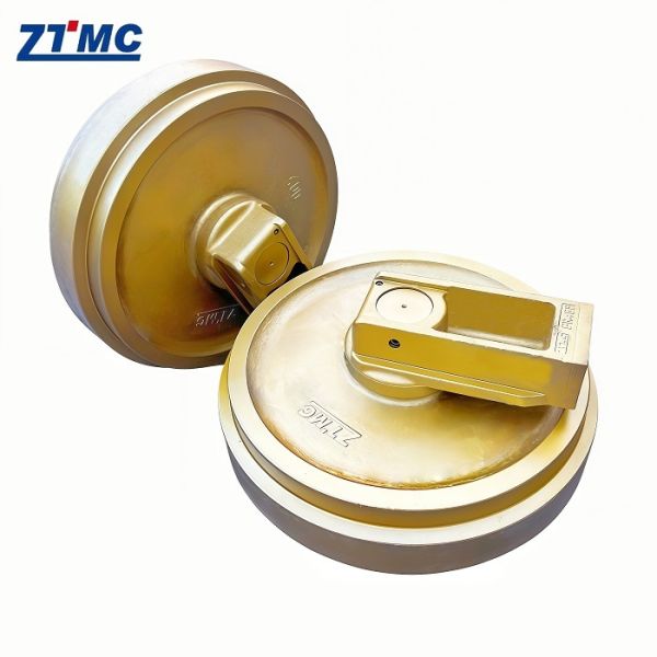 Oem Size Excavator Front Idler Assembly For Sunward 600 Reinforced Flange Ring Mining