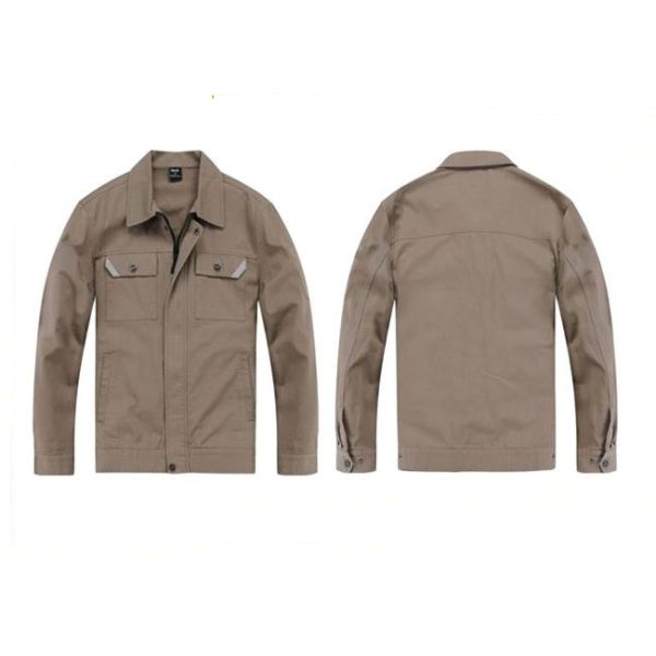 Pure Color Lapel Work Coats Jackets Delicate Handmade Embroidery For Winter