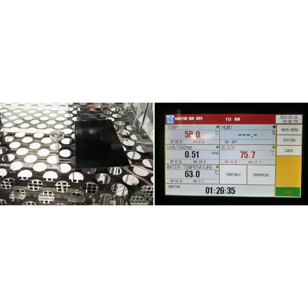 CE RoHS 100W/m2 Xenon Solar Radiation Test Chamber