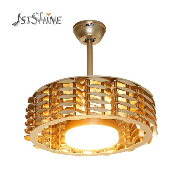 Inversor sem escovas Motor CC de 22 polegadas Ventilador de teto com tipo de vento padrão e luz LED