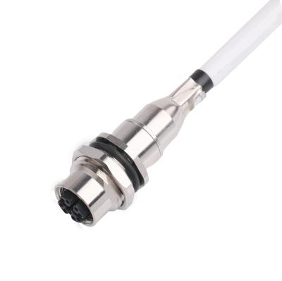M12 1424135 Gold Plated Molex Ethernet Cable Assembly Crimp Terminal Clik Mate