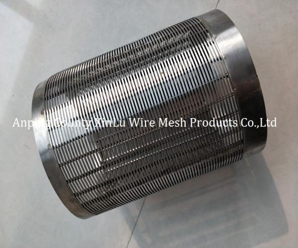 Stainless Steel 2205 Wedge Wire Screen Tube with 219mm Johnson Water Well Screen Pipe