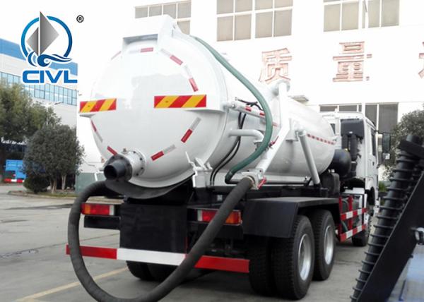 18CBM 336hp Vacuum Suction Sewer Cleaning Truck 6x4 Desiel Fuel Type