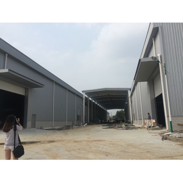 Large-Span Steel Prefabricated Hangar for Aircraft Shelter and Repair