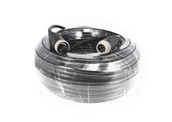 Waterproof Shielding Truck Trailer Aviation Cable , Rear View Camera 4 Pin Cable