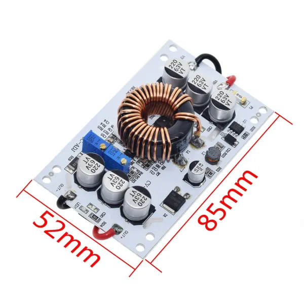 Conversor de impulso de 600W DC-DC estándar para fuente de alimentación de placa de aluminio Tabla Arduino