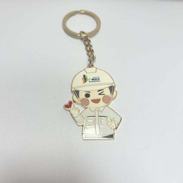 Personalized keychain Retro style metal keyrings for gifts