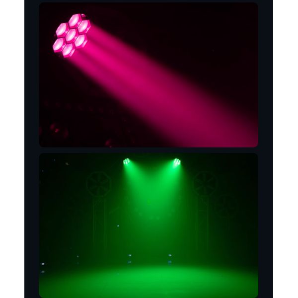 7×40W RGBW zoom waterproof light professional stage light Zoom Outdoor par Light