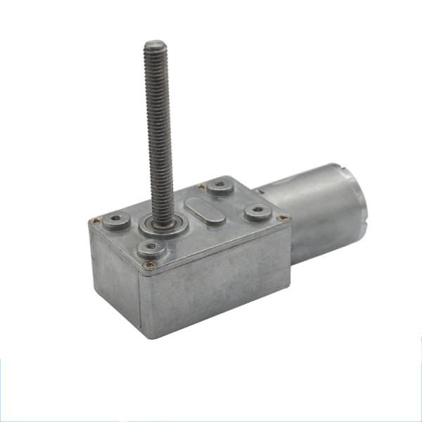 Faradyi Long Shaft 370 Motor with 4632 Worm Gearbox High Torque Electric Motor Drive bldc Worm Gear Dc Motor