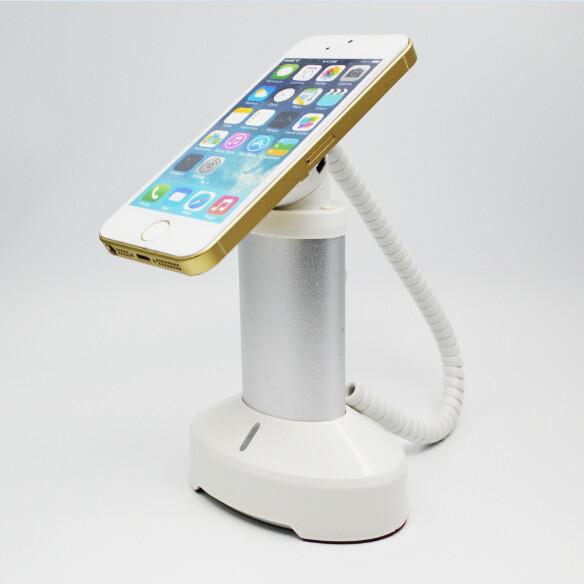 COMER anti-theft security display stands for exhibitions shop display with retractable telephone cord