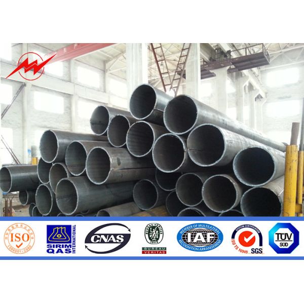 Электрическая стальная трубчатая башня столб коническая оцинкованная силовая передача 550 кВ