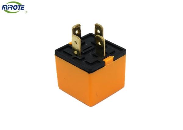 225296 12V 40A Waterproof 4Pin Automotive Relay Orange Cover For Car / Truck 3171420 1504951 0 332 014 150 0 332 014 203