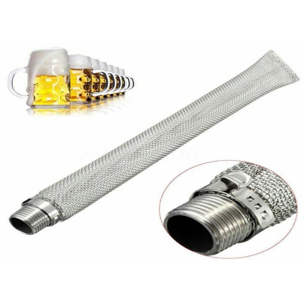 Beer Homemade 0.9mm Thickness Stainless Steel Bazooka Screen 50 Mesh