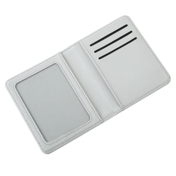 Double-Sided Printing PU Leather Sublimation Id Card Holder Blanks Waterproof