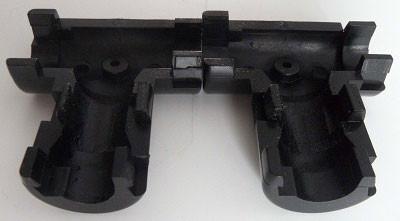 Standard T Connector Black PA6 Playground Spare Parts