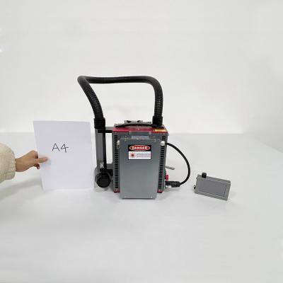 50W 100W Pulse Laser Cleaning Machine 1mJ Backpack Laser Cleaner Battery Driving