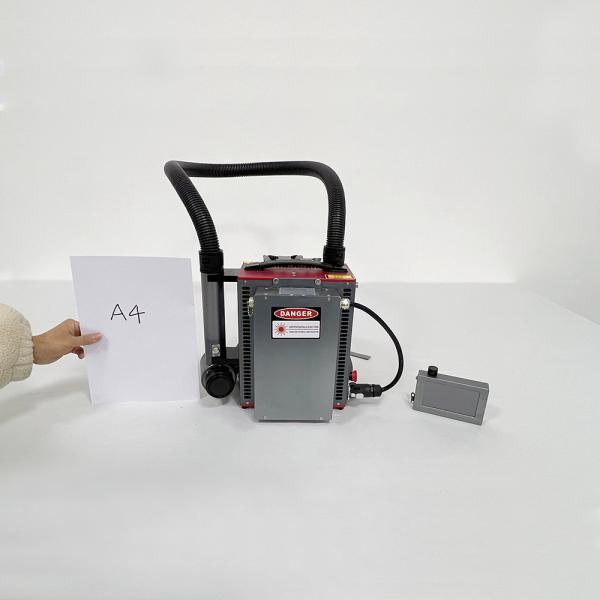 50W 100W Pulse Laser Cleaning Machine 1mJ Backpack Laser Cleaner Battery Driving