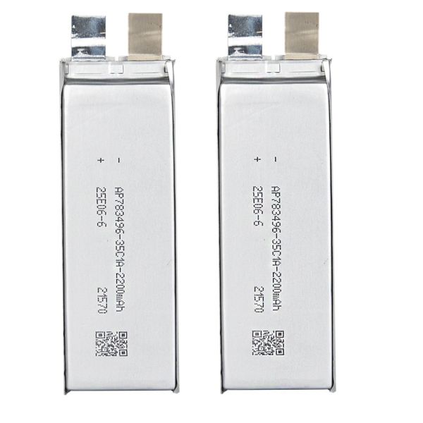 35C Discharge 2200mAh 783496 LiPo Battery Pack - High Power RC Battery for Drones, RC Cars, Aircraft Models