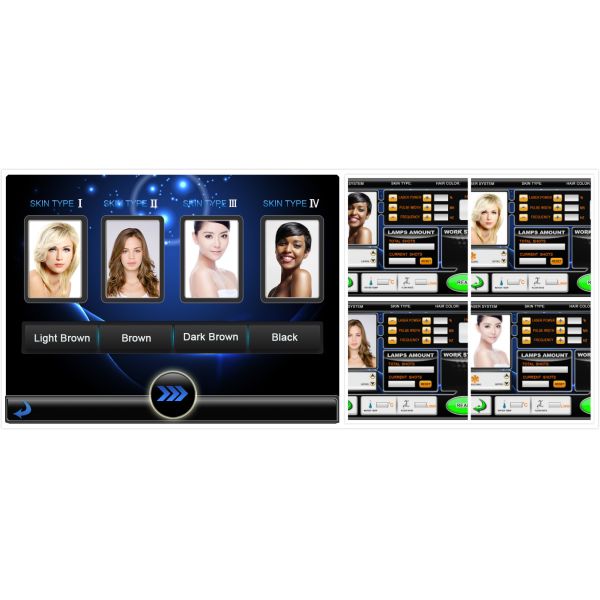 Permanent Laser Painless Hair Removal Epilator 808nm With 10 Bars