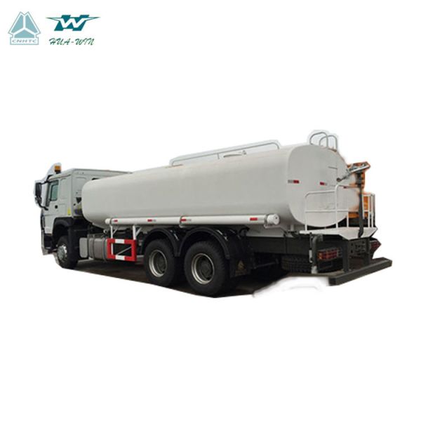 Sinotruk Howo 6X4 6000Gallon 2 spray heads remote control watering spray tanker truck with pump