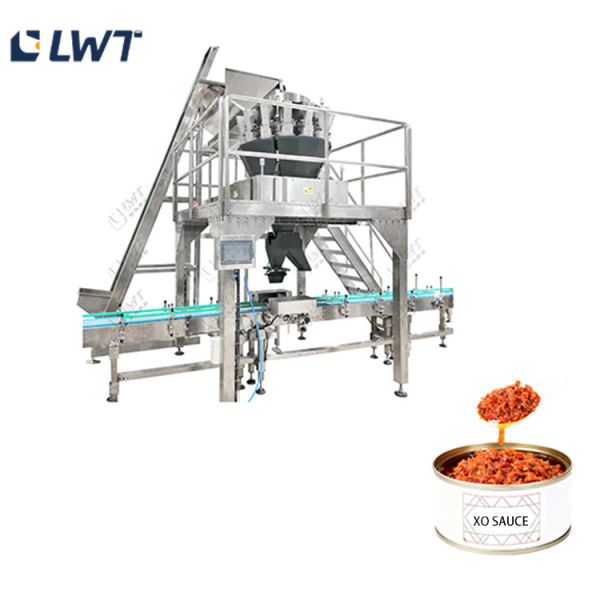 High Speed XO Sauce Filling Production Line 50-90 Cans/Min Industrial Equipment