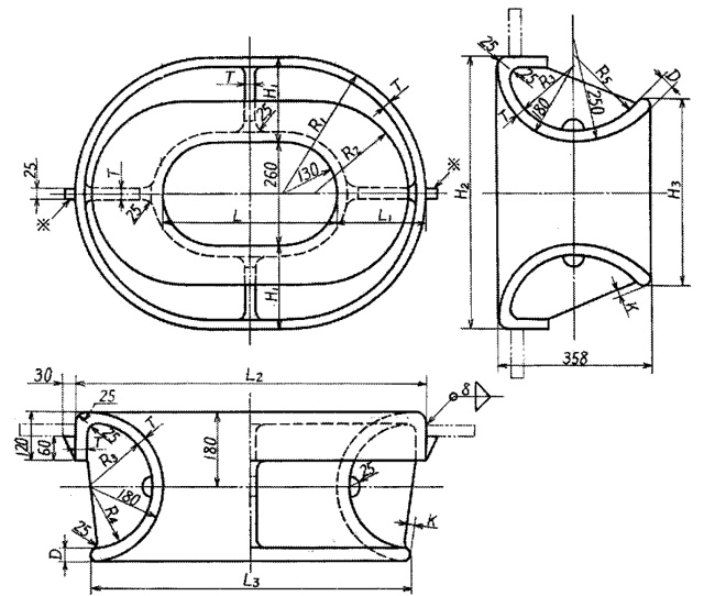 Tipo de JIS F 2017-1982 porque el acero de bastidor Panamá montada baluarte acuña el equipo del amarre de la nave