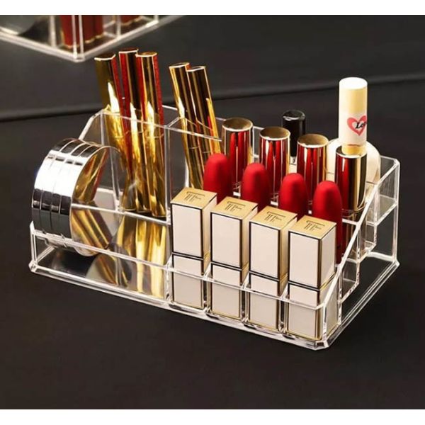 Makeup Cosmetics Acrylic Organizer Box Lipstick Storage