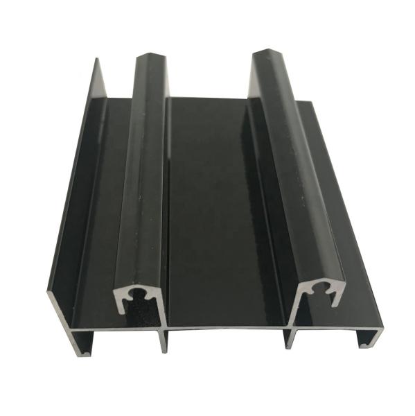 Electrophoresis 0.8mm Aluminum Profile System , 6063 T5 Stock Aluminum Extrusion Profiles