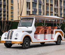 11-Seater Retro Style Electric Golf Cart with Li-ion Battery and Stylish Design Outlet