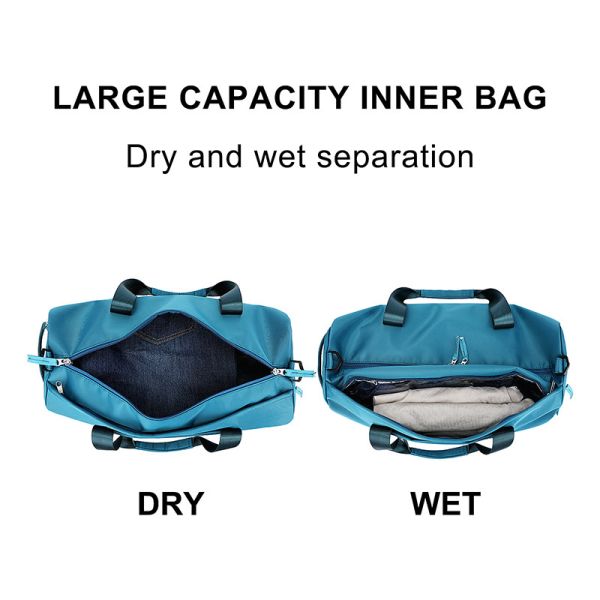 Sac à dos de voyage d'affaires de 18 pouces avec compartiments nage 17.7x7.5x9.5