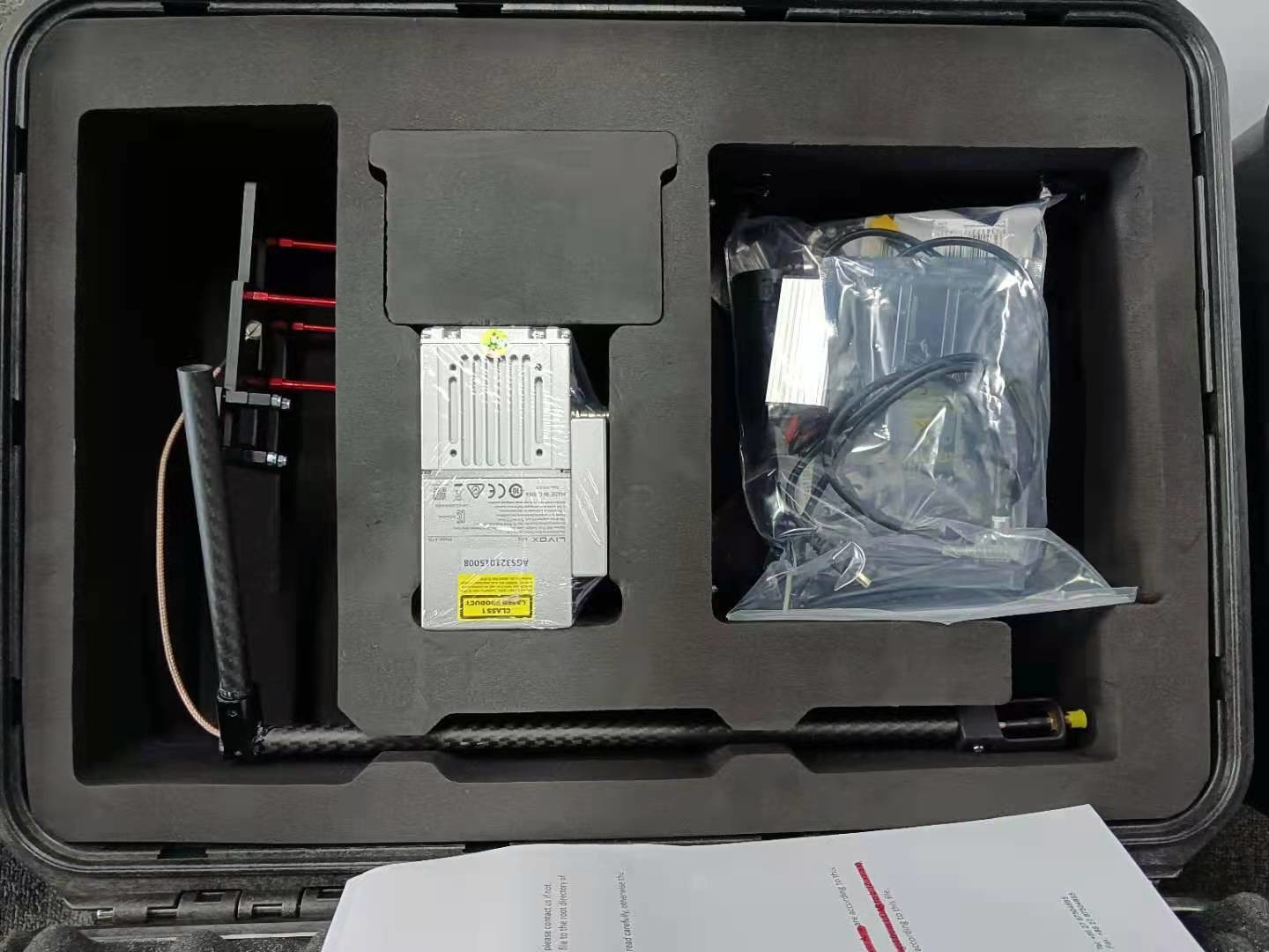 Лазерный датчик Triple Echo Livox Avia DJI, установленный на дроне LiDAR