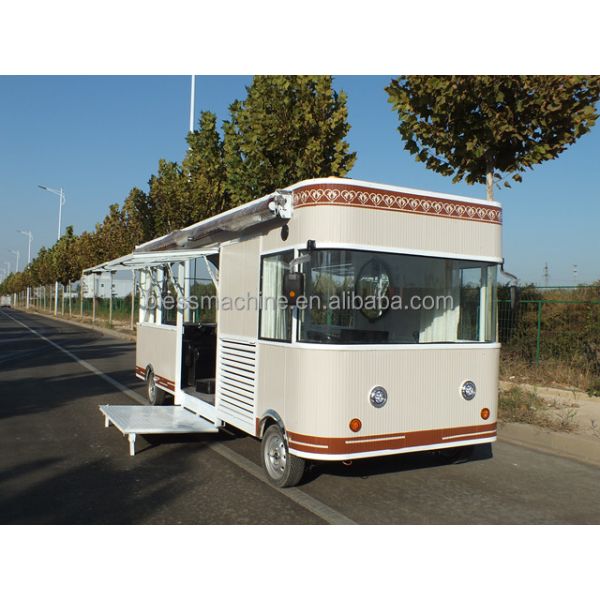 4 Wheels Technology Mobile Beauty Spa Salon Trailer for Dairy Products Long Service Life