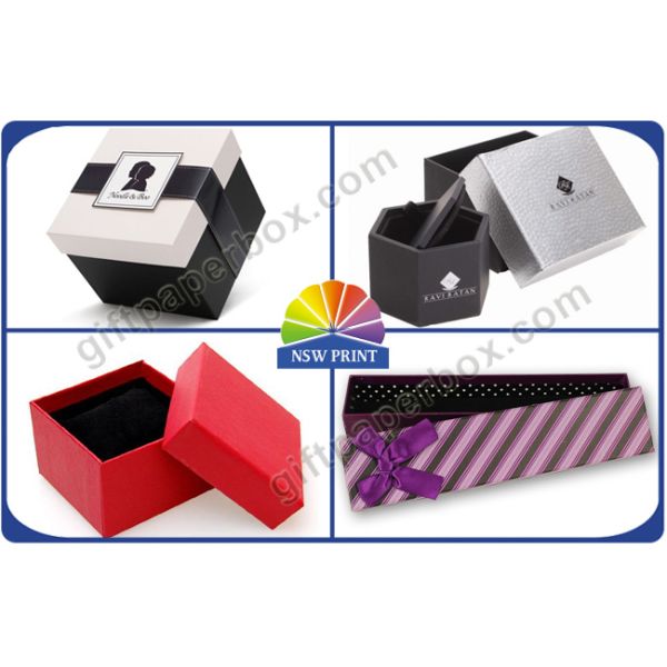 Black And White Striped Gift Box Cardboard Paper Square Gift Box