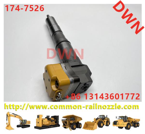 Machine à creuser 3412E moteur injecteur de carburant diesel 174-7526 1747526 pour C-A-T