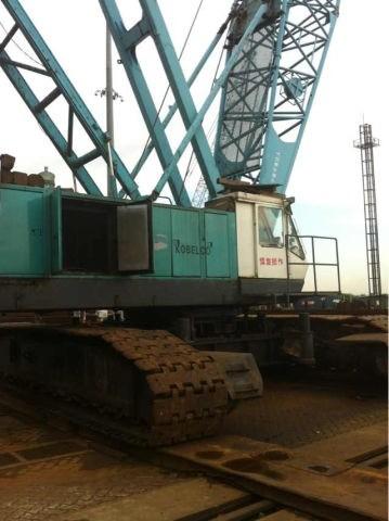 Used KOBELCO 7150 150T Crawler Crane For Sale Original japan