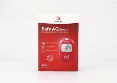 ISO 15197 Blood Glucose Testing Devices , Glucose Test Monitor 5 Seconds Test Time