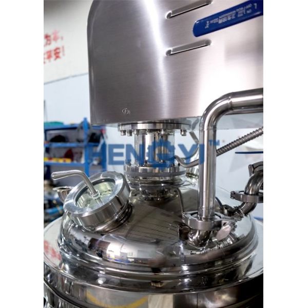 Stainless Steel Hydraulic Lift Vacuum Emulsifying Mixer Machine 50L