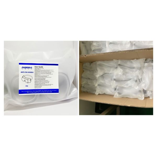 Unisex Anti Fog Safety Glasses Anti Pollution For Health Care Workers