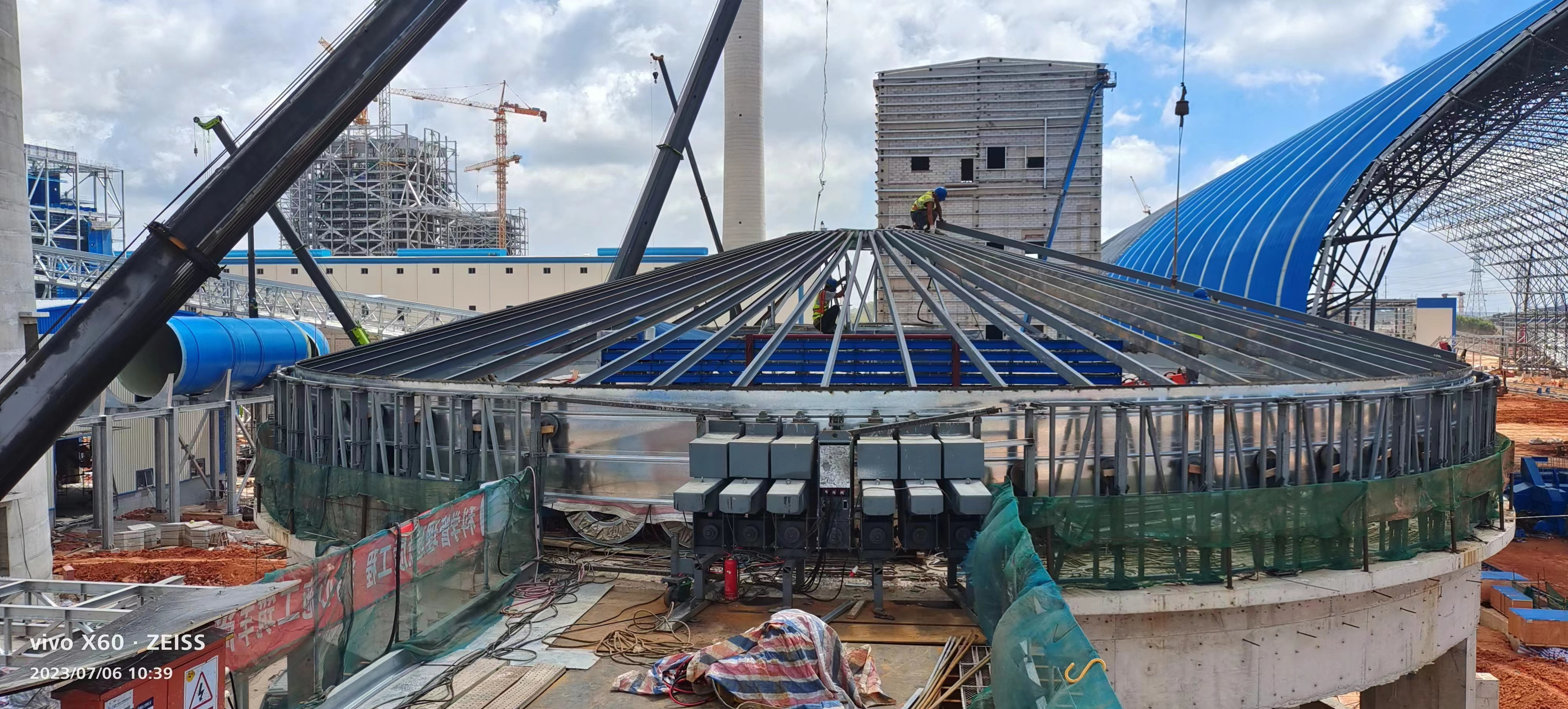 Spiral Steel Storage Silo for Coal Ash, Grain and Cement