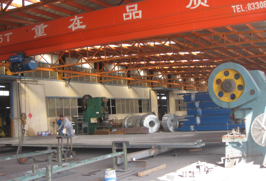 Large-Span Steel Structure Workshop for Manufacturing & Assembly