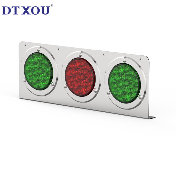 Universal 3-hole bracket brake light assembly for Truck trailer Quick installation