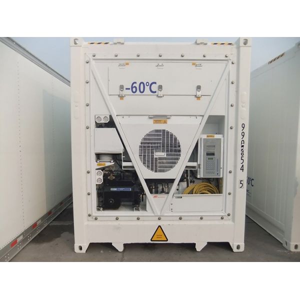 40ft Reefer Deep Blast Feezer Containers Polyurethane Insulated Thermo King Refrigerator for 60 Degree Fresh Tuna Storage